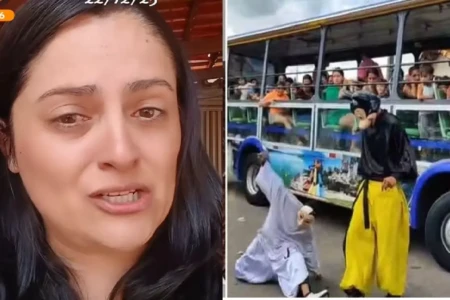 Imagem mostra Mariana Silva durante pronunciamento sobre ocorrido no último domingo