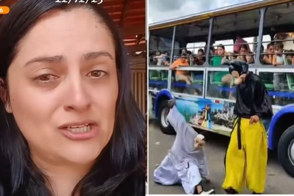 Imagem mostra Mariana Silva durante pronunciamento sobre ocorrido no último domingo