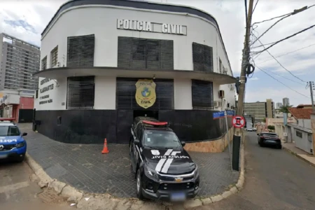 Imagem mostra central de flagrantes do município de Anápolis