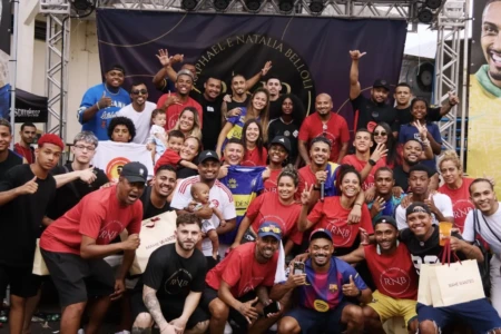 Natal solidário do atacante Raphinha