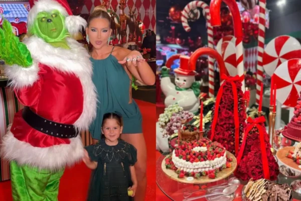 Virginia faz festa de Natal de luxo em Goiânia;