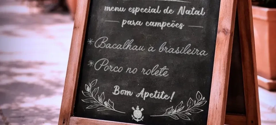sugestões de ceia de Natal do Corinthians