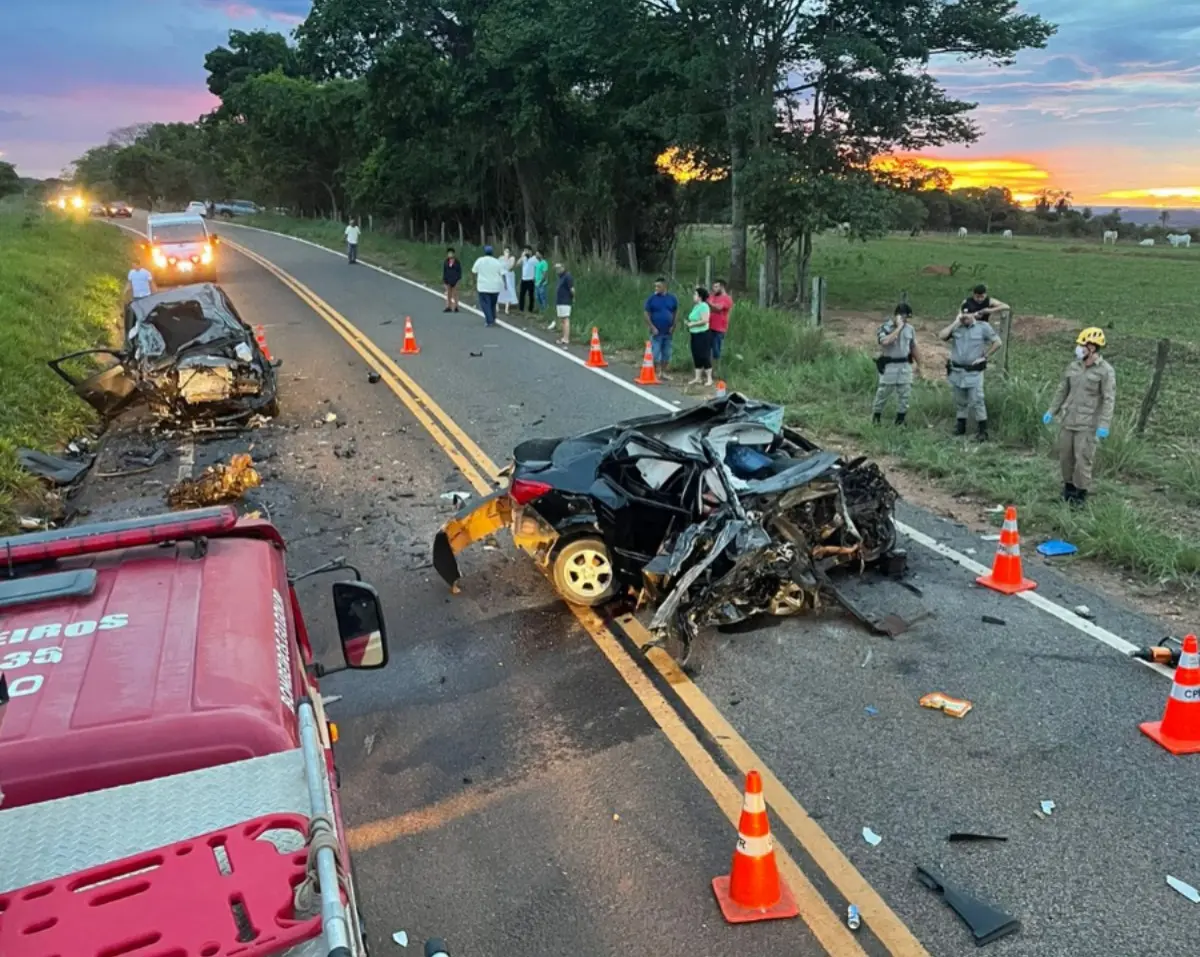 Imagem do acidente