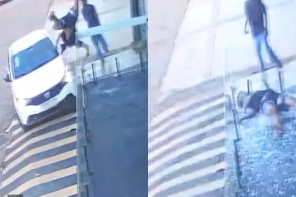 Imagens mostram atropelamento de jovem, em Trindade