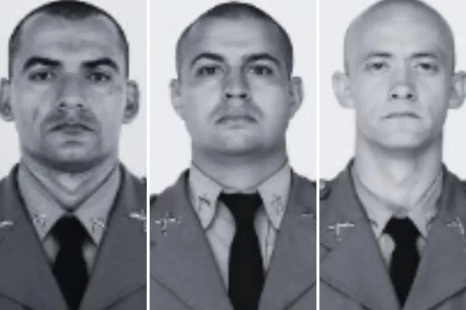 Soldados da PM João Paulo Marim, Robson Luiz Fortuna e Renato Silva Duarte (Fotos: PM-GO)