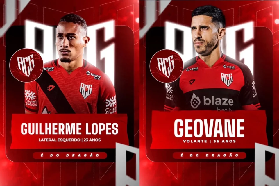 Atlético-GO anuncia Guilherme Lopes e Geovane como reforços para 2026