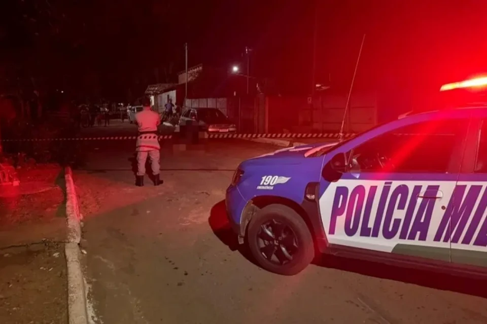 Imagem do local no momento da ocorrência