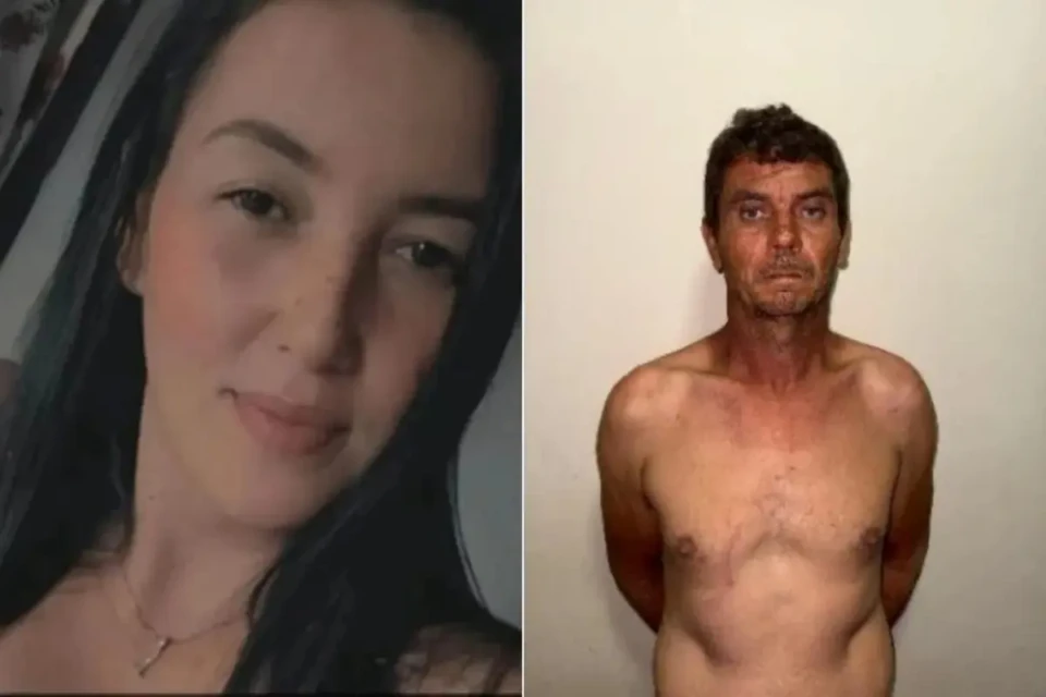 Imagem da vítima e suspeito