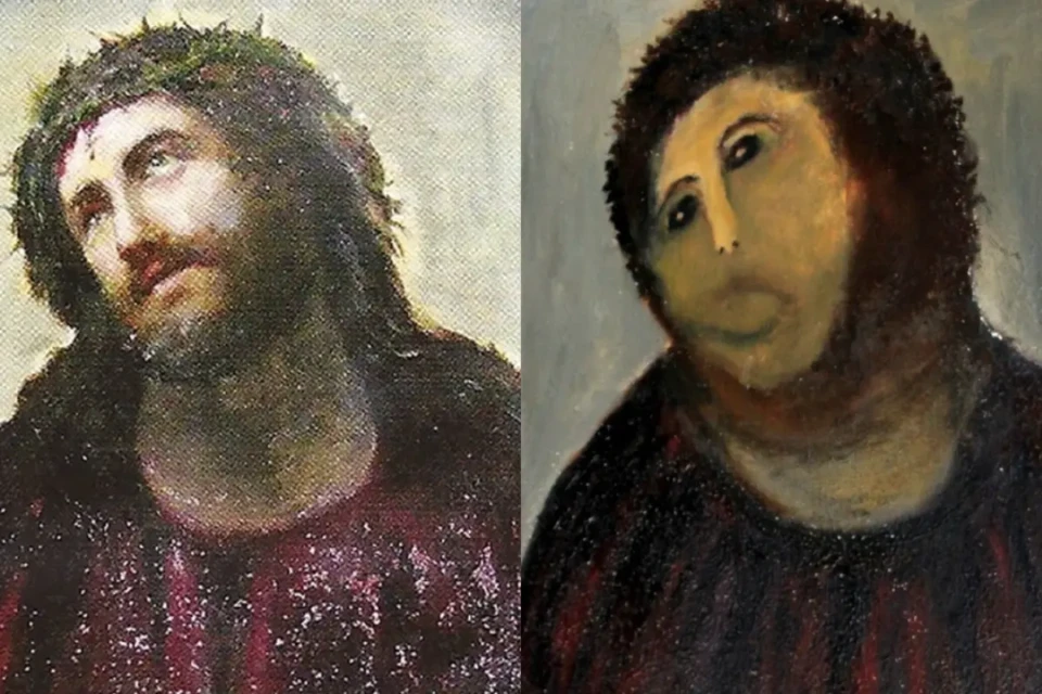 Idosa que restaurou 'Ecce Homo' e virou ícone pop mundial morre aos 94 anos (Foto: Reprodução)