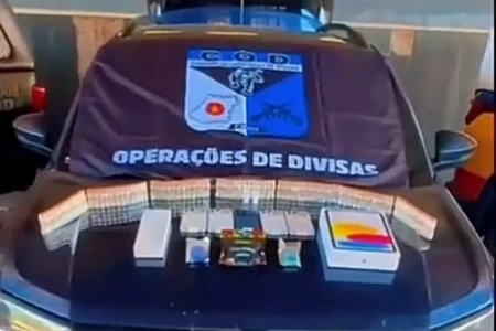 Imagem de parte das apreensões