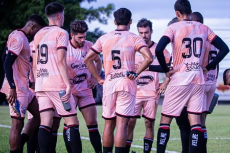 Time do Anápolis durante pré-temporada