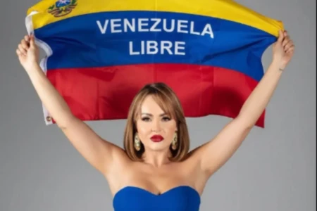 Venezuela livre: atriz de 'A Usurpadora' celebra prisão de Maduro (Foto: Reprodução)