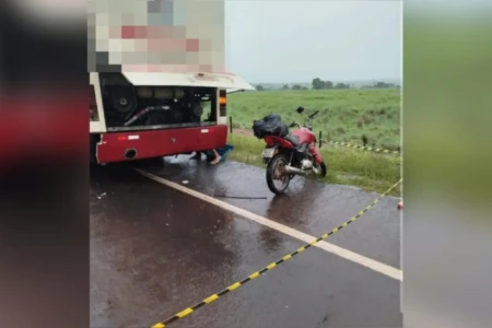 Imagem do local do acidente