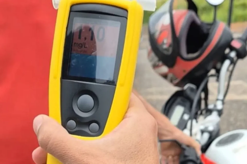 Imagem do aparelho que mede o valor do álcool 