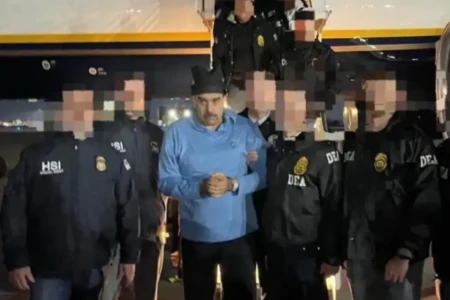 Maduro e esposa se declaram inocentes em tribunal de Nova York (Foto: Reprodução)