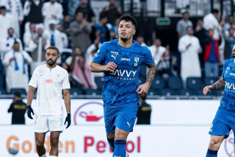 Marcos Leonardo em partida pelo Al Hilal