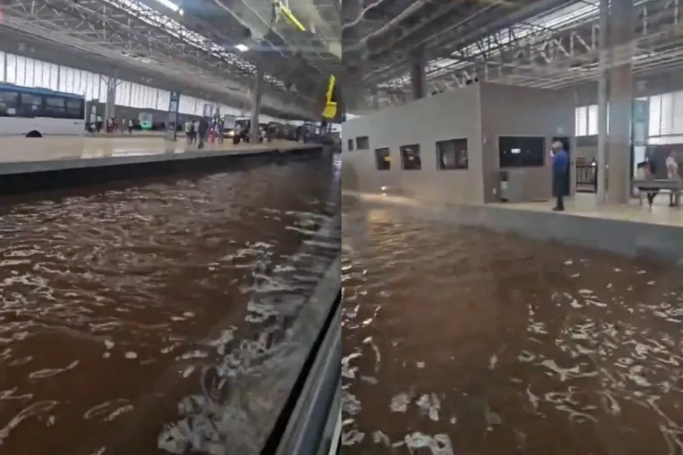 Imagem do alagamento