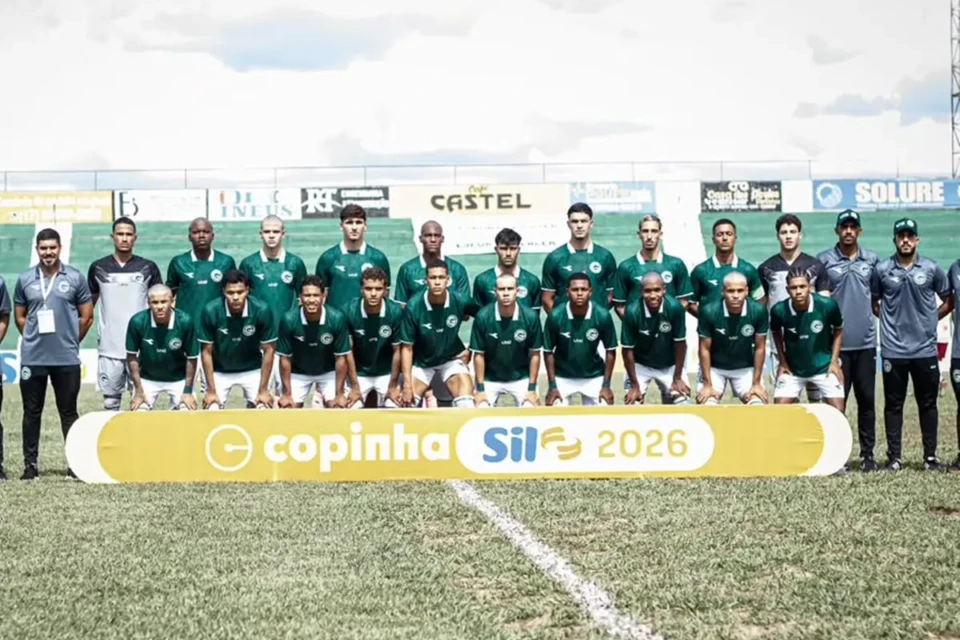 Equipe do Goiás na disputa da Copinha