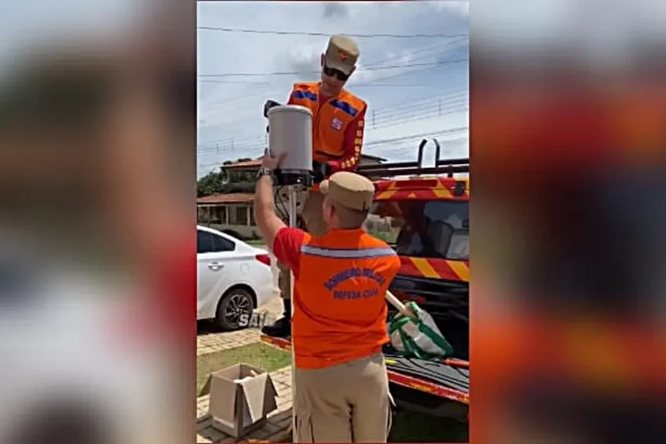 Imagem do pluviômetro 