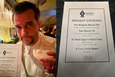 Wagner Moura vira nome de drink em premiação em Nova York
