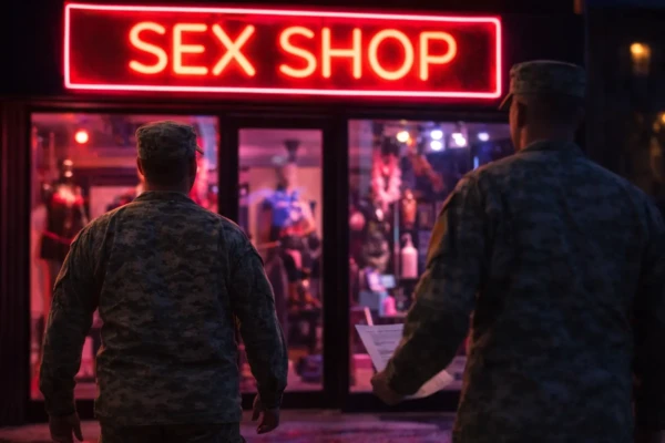 Sex shop recebe carta do Departamento de Guerra dos EUA por motivo inusitado; veja loja de brinquedos sexuais emoldurou documento