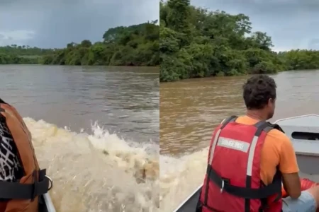 Imagem da equipe de resgate