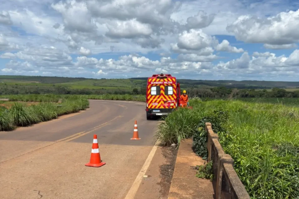 Imagem do local do sinistro