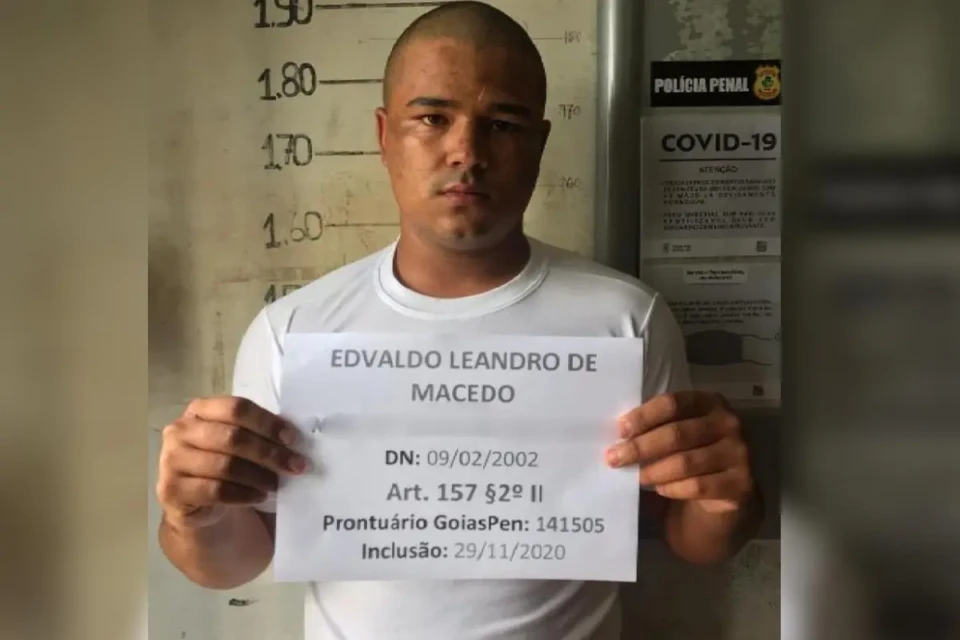 Polícia prende churrasqueiro que matou servidor de Cristalina em festa Edvaldo Leandro de Macedo estava foragido