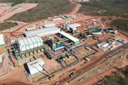Mineradora Serra Verde, em Minaçu: um dos locais de extração de terras raras em Goiás (Foto: Divulgação)