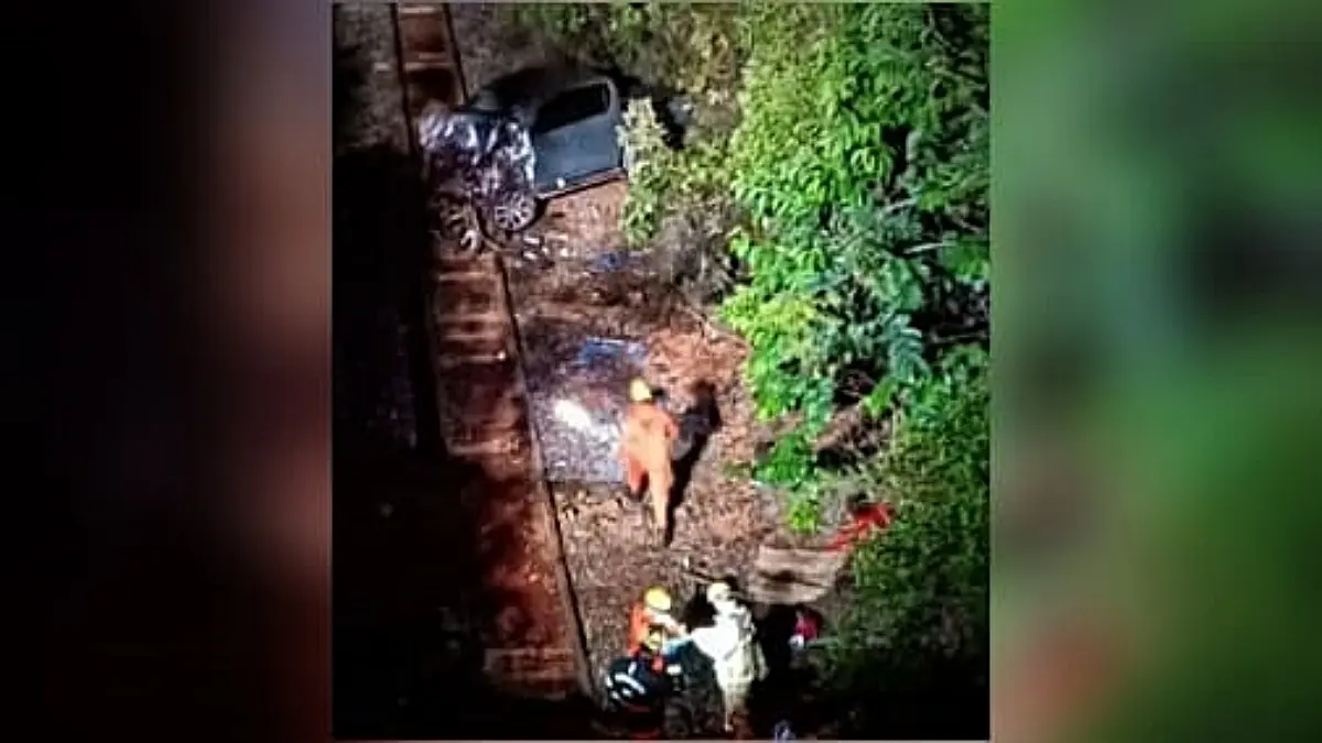 imagem do local do acidente