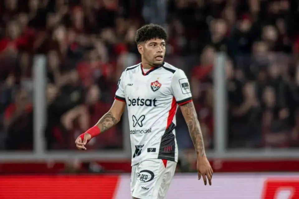 Filipe Machado em partida pelo Vitória