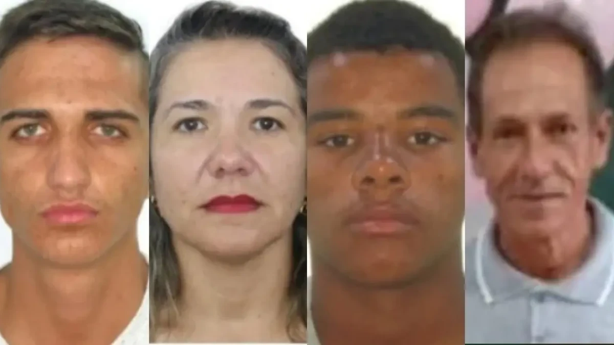 Quatro pessoas da mesma família morrem em acidente com carreta e carro-forte em Goianápolis (Fotos: reprodução)