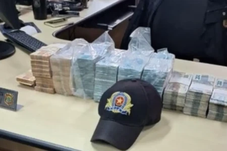 Imagem do dinheiro apreendido