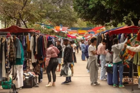 Encontro de brechós em Goiânia terá mais de 10 mil peças à venda no domingo (Foto: Divulgação)