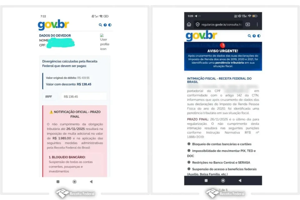 Imagem de como agem os golpistas
