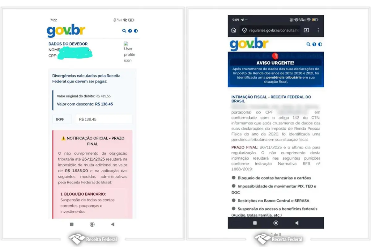 Imagem de como agem os golpistas
