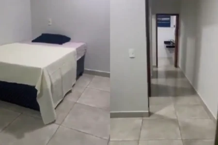 Cela de Bolsonaro na Papudinha é quase 10 vezes maior que área mínima fixada em lei (Foto: Reprodução)