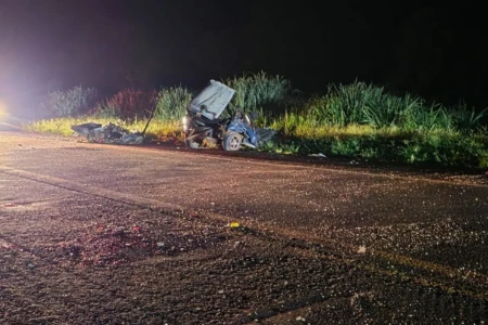 imagem do carro após acidente