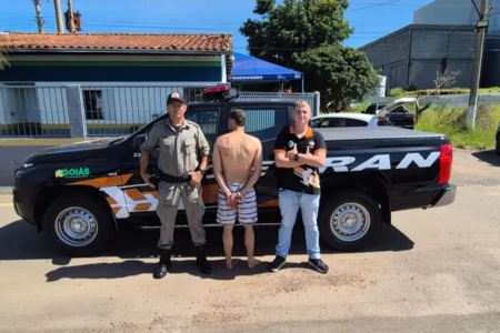 Motorista foi preso na GO-060 - (Foto: reprodução/PM)