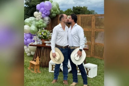 Casal aguarda chegada da filha gerada por uma barriga solidária, em Goiatuba (Foto: Reprodução)