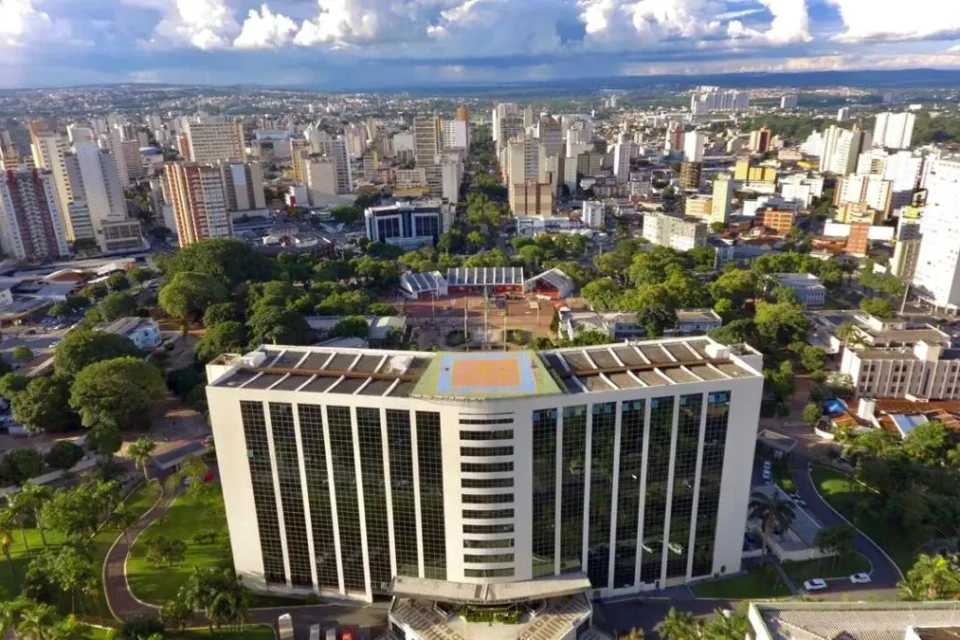 Imagem mostra Palácio Pedro Ludovico Teixeira