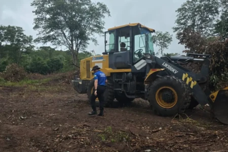 Máquina pública usada no crime - (Foto: divulgação/PC)