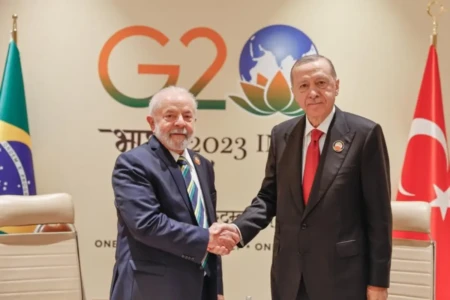 Lula conversa com Erdogan sobre situação em Gaza (Foto: Presidência da República)