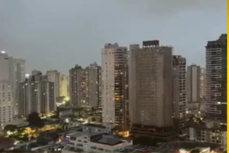 Goiânia encerra dia com chuva: veja onde ela foi mais forte (Foto: Reprodução)