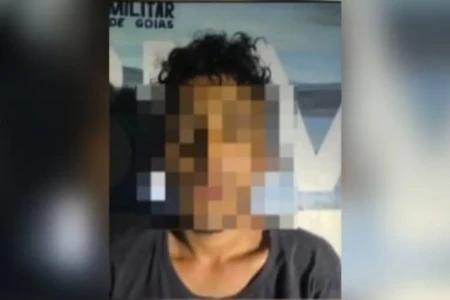 Imagem de um dos presos