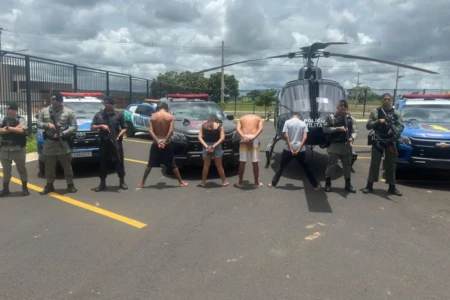 Vítima de sequestro em Caldas Novas foi monitorada por uma semana (Foto: PM)