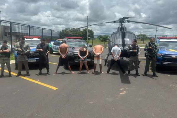 Vítima de sequestro em Caldas Novas foi monitorada por uma semana (Foto: PM)