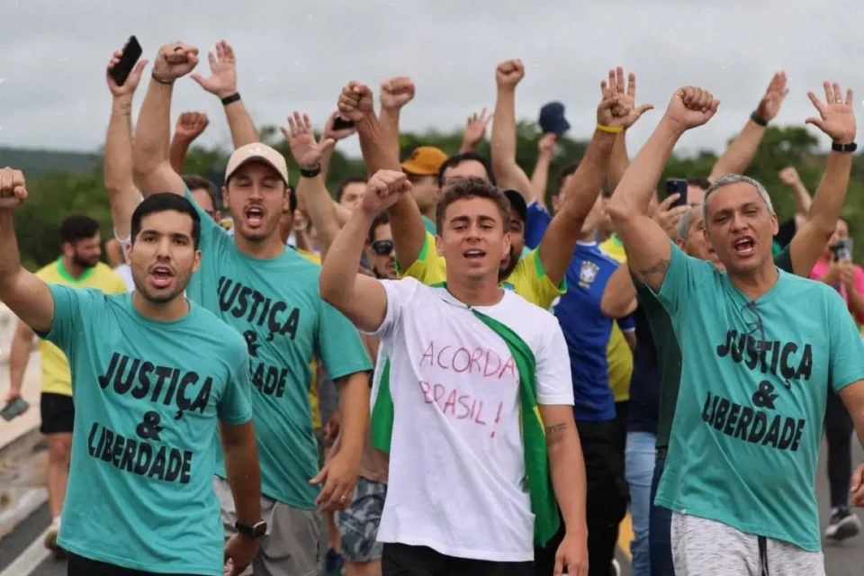 Caminhada de Nikolas será encerrada com manifestação em Brasília neste domingo (25)