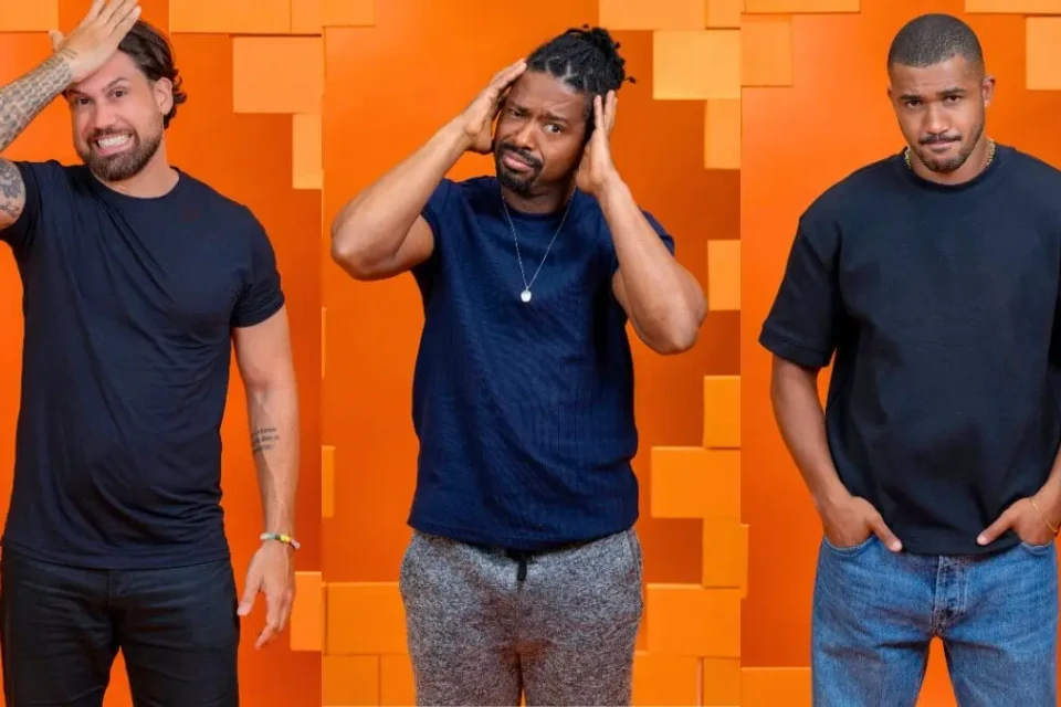 BBB 26: Brígido, Leandro e Matheus estão no 2º Paredão da temporada