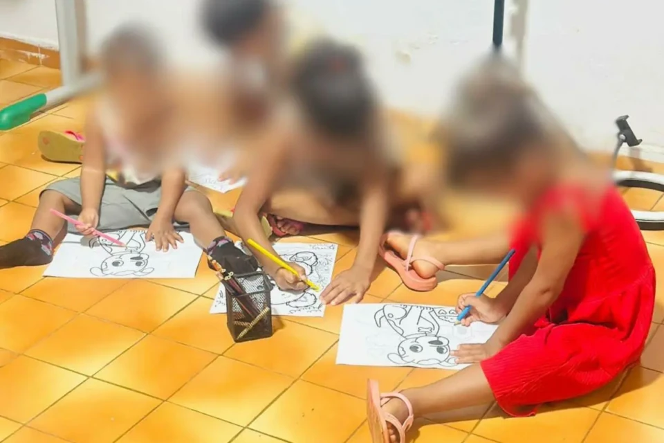 Imagem das crianças